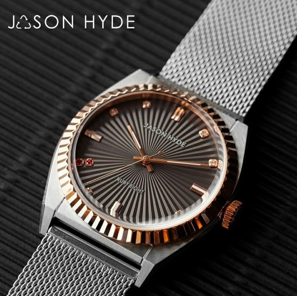NWT Jason Hyde Ruby-Eight 36mm watch
